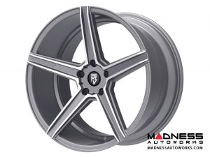 Lexus NX200t/ NX300h Custom Wheels by Fondmetal - KV-1 - Matte Titanium Machined